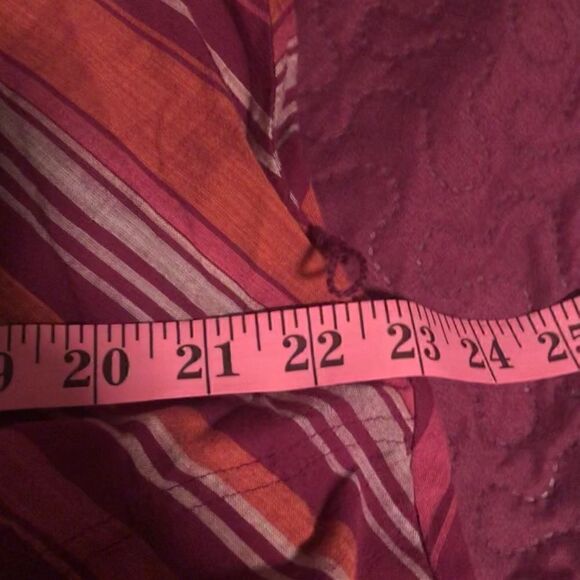 A New Day Sleeveless Belted Dress Multi Stripe , med (but can fit sm- la… - Picture 4 of 11